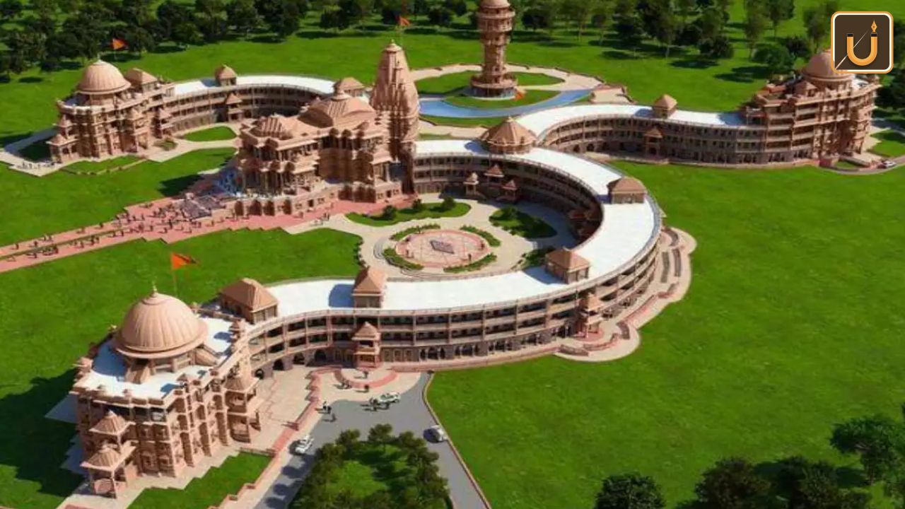 Usthadian Academy / World’s First Om-Shaped Temple Inaugurated in Rajasthan | 01 apr 01 Usthadian Academy / World’s First Om-Shaped Temple Inaugurated in Rajasthan
